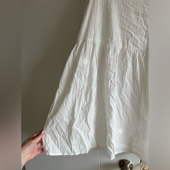 Listicle White Babydoll Mini Dress - L NWT - Picture 3 of 11